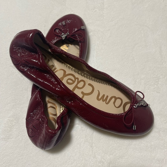 Sam Edelman Dark Red Ballet Flats - Picture 4 of 4